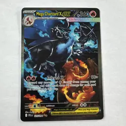 Mega Charizard X EX SIR 125 (English) Phantasmal Flames Pokemon TCG - Image 1