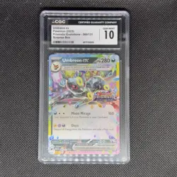 Pokemon Umbreon ex 060/131 Stamped Surprise Box Prismatic Evolutions CGC 10 - Image 1