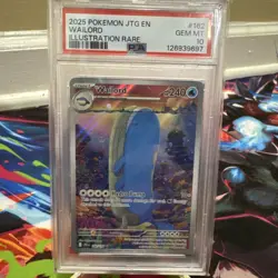 PSA 10 Pokemon Wailord Journey Together Illustration Rare #162/159 GEM MINT - Image 1