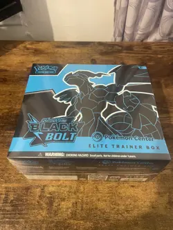 Black Bolt & White Flare Pokemon Center ETB Bundle Scarlet & Violet Sealed - Image 1