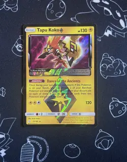 Pokemon TCG Tapu Koko Prism Star Sun & Moon Team Up 51/181 Holo Holo Rare - Image 1