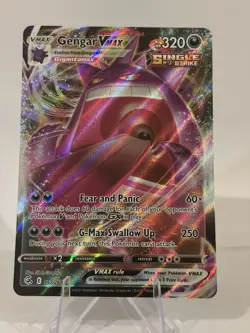 Pokemon TCG Gengar VMAX 157/264 Swsh08: Fusion Strike Holo - Image 1