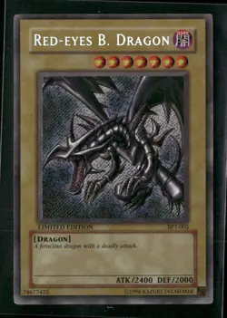 Red-Eyes B. Dragon #BPT-005 Yugioh Secret Rare Collector's Tin Limited Edition - Image 1