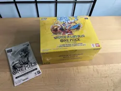 ONE PIECE TCG ADVENTURE ON KAMI'S ISLAND BOOSTER BOX + FREE DASH PACK OP-15 W01 - Image 1