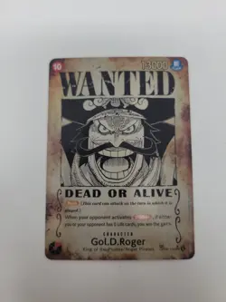 2025 One Piece English OP09-118 Gol.D.Roger Wanted Poster SP!!! - Image 2