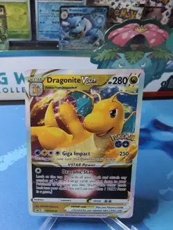 Dragonite VSTAR - SWSH236 - Pokemon Promo Ultra Rare Holo Card NM - Image 1