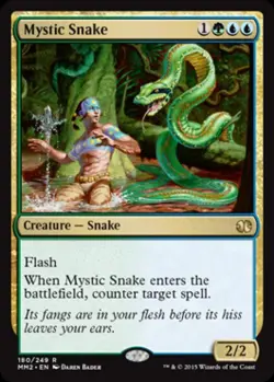 Mystic Snake - Near Mint MTG Modern Masters 2015 - Image 1
