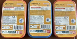 ONE PIECE Card Game : Full Set of THREE (3) “Mini Tins” Volume 2 - Free Shipping - Image 2