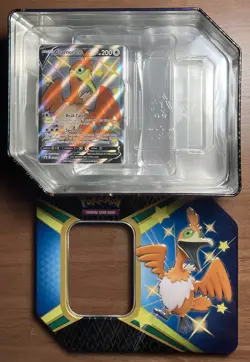 Empty Shining Fates Cramorant V Tins With The Promo Card And Code *No Packs* - Image 2