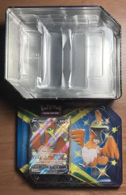 Empty Shining Fates Cramorant V Tins With The Promo Card And Code *No Packs* - Image 3