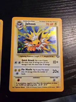 rare pokemon cards LEGENDARY 3 Jolteon Vaporeon Flareon - Image 2