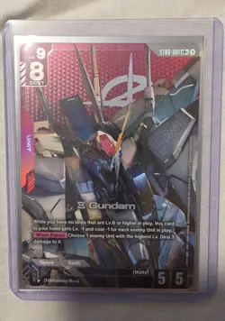 Xi Gundam Alternate Art Foil - ST08-001 LR+ NM - Gundam TCG Card Game - Image 1