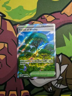 Pokemon Forest Of Vitality 109/088 NM Full Art Ultra Ball Perfect Order English - Image 1
