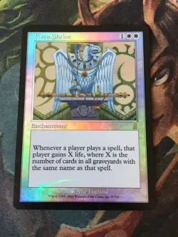 MtG Aven Shrine - MP Foil - Odyssey - Image 1