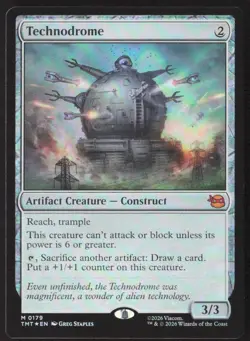 MTG Teenage Mutant Ninja Turtles #0179 Technodrome Foil - Image 1