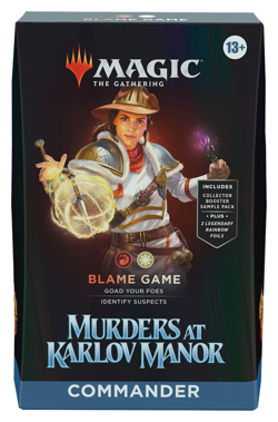 MTG: Murders Of Karlov Manor Commander Deck - Blame Game Factory Sealed - Image 1