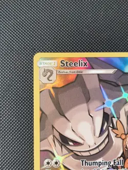 Pokemon TCG Steelix Cosmic Eclipse 247/236 Holo Secret Rare NM Condition - Image 2
