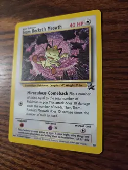 Team Rocket's Meowth - Black Star Promo - Pokemon TCG Non Holo - Image 2