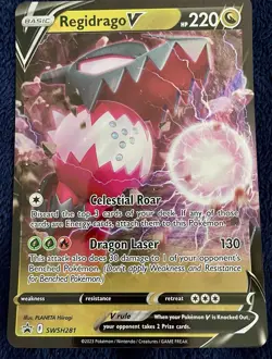 Pokemon SWSH Promo JUMBO OVERSIZED Regidrago V SWSH281 - Near Mint (NM) - Image 1