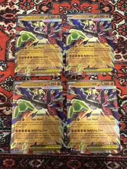 Pokemon TCG Perfect Order - Mega Zygarde ex 047/088 - Lot Of 4 Playset - Image 1