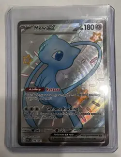 Pokemon TCG Mew ex 216/091 SV: Paldean Fates Holo NM! - Image 1