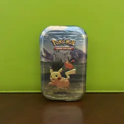 Pokemon Accented Heroes Mini Tin Booster Box Sealed Pikachu & Tepig - Image 3