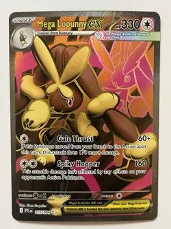 Pokemon TCG Mega Lopunny ex 115/094 PFL EN Secret Rare Full Art Holo NM - Image 1