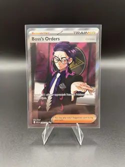 Pokemon Boss's Orders ASC 256/217 Full Art Holo Trainer-Supporter Corbeau - Image 1