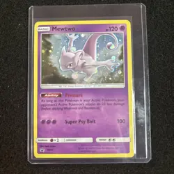 Mewtwo SM77 - SM Black Star Promos Promo Pokemon TCG Holo - M/LP Card - Image 2