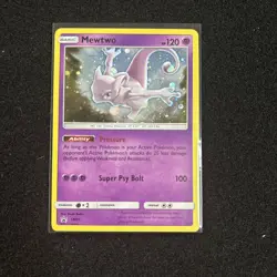 Mewtwo SM77 - SM Black Star Promos Promo Pokemon TCG Holo - M/LP Card - Image 4