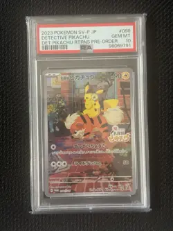Pokemon TCG Detective Pikachu Returns Japanese Promo Card 098/Sv-p PSA 10 - Image 1