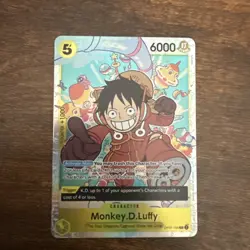 2024 ONE PIECE 500 YEARS IN THE FUTURE MONKEY D. LUFFY- ERROR CARD OP07-109 - Image 1