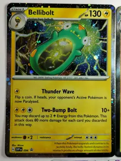 Bellibolt Lot Of 7 Pokemon Cards TCG and non-TCG Holo Full Art - Image 3