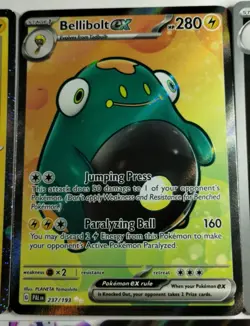 Bellibolt Lot Of 7 Pokemon Cards TCG and non-TCG Holo Full Art - Image 5