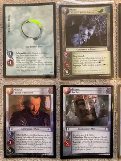 LOTR TCG 6 R+ Reflections Set Cards: The One Ring, Binding Ring; Durin III++ - Image 2