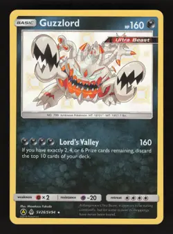 Guzzlord SV26/SV94 Pokemon Hidden Fates Shiny Holo Card - Image 1