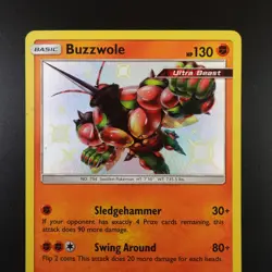Buzzwole SV24/SV94 Pokemon Hidden Fates Shiny Holo Card - Image 2
