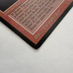 Rukh Egg (Dark) MP Arabian Nights MTG Magic the Gathering Vintage 1994 - Image 3