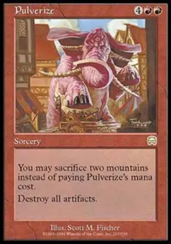 Pulverize - Medium Play MTG Mercadian Masques - Image 1