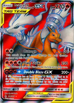 Pokemon TCG: Reshiram & Charizard GX 194/214 Unbroken Bonds NM (SKU 1-5) - Image 1