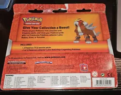 Pokemon TCG: Legendary Beasts 3-Pack Pin Blister Entei Sealed Evolutions - Image 2