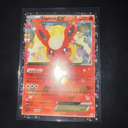 Pokemon TCG Flareon RC6/RC32 Sylveon RC21/RC32 EX Holo Rare Generations 2 cards - Image 5