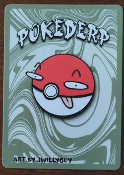 Jiggles (Jigglypuff) 4/7 1st Edition Pokederp Sketch Second Print Pokemon - Image 4