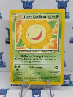 Pokemon Light Sunflora - 72/105 - Neo Destiny - HP - Image 1