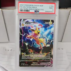 Pokemon Jolteon VMAX SWSH184 Promo Full Art Holo SWSH Sword & Shield PSA 9 - Image 3