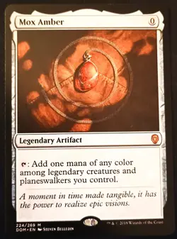 Mox Amber Magic: The Gathering MTG Card DOM 224/269 NM Legendary Commander EDH - Image 1