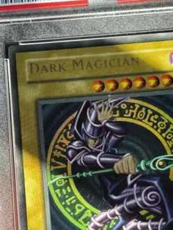 Dark Magician SDY-006 Yugi Partial Name Missing Misprint ERROR PSA 9 - Image 2