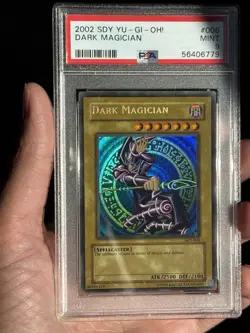Dark Magician SDY-006 Yugi Partial Name Missing Misprint ERROR PSA 9 - Image 4