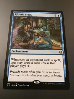 MTG Jumpstart #169 Rhystic Study NM - Image 1