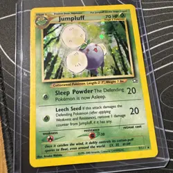 Jumpluff 7/111 Holo Rare Vintage Pokemon Card Neo Genesis MP - Image 1